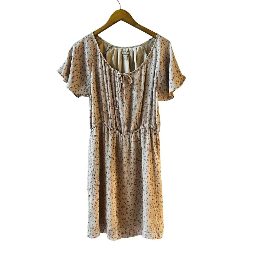 J. Crew cream silk